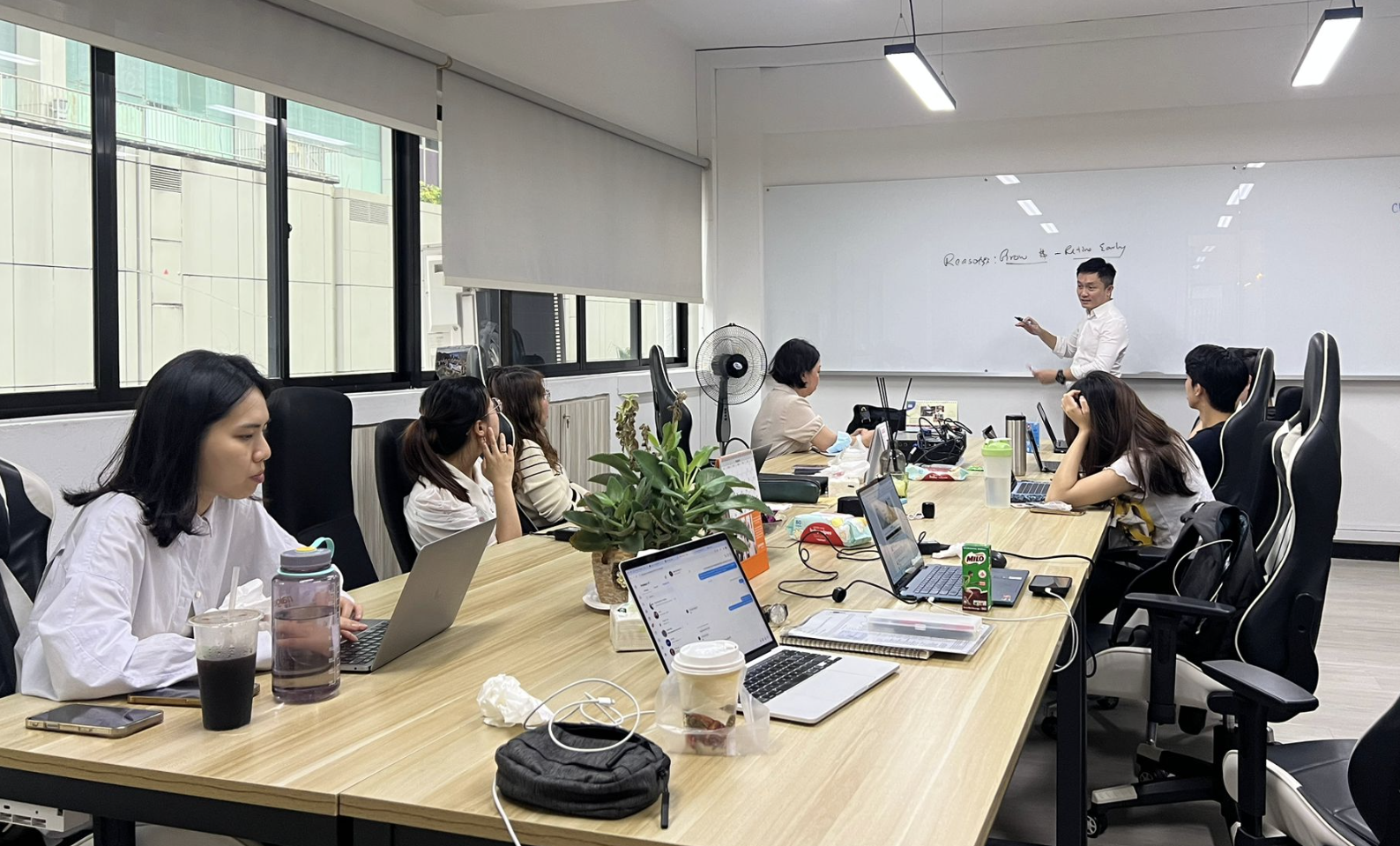 Kairos team in a business strategy session